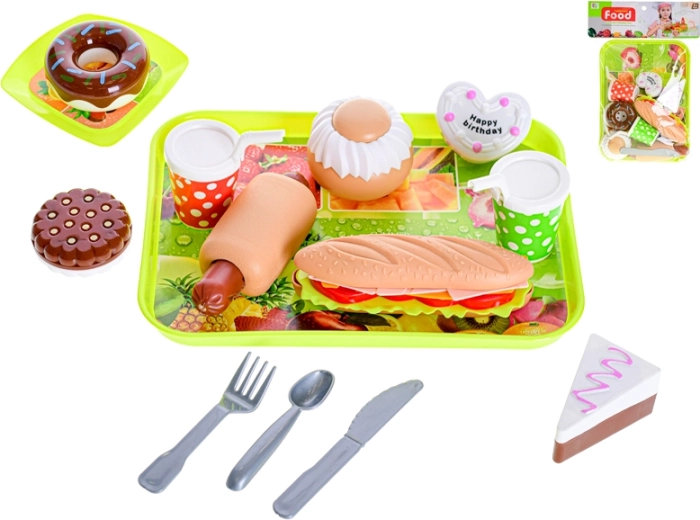 Set de fast-food pentru copii, 21 piese