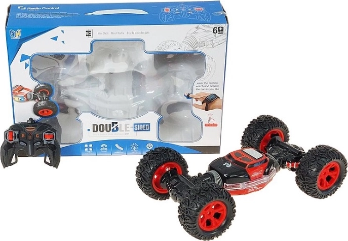 Mașină RC flexibilă cu telecomandă, tracțiune 4x4 și lumini LED