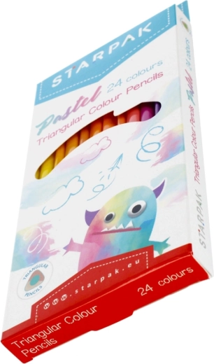 24 de nuanțe pastelate fine