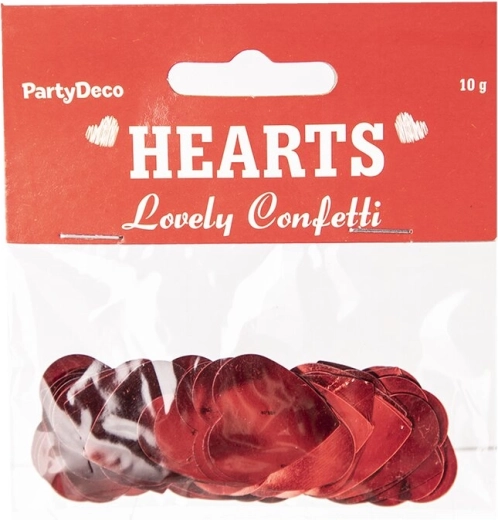 Confetti inimioare roșii 10 g