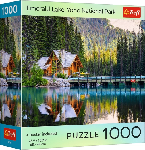 Puzzle TREFL Emerald Lake 1000 piese