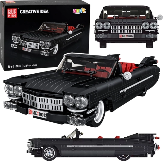 Set de construcție cabrio clasic Cadi-Elrado negru – 1324 piese