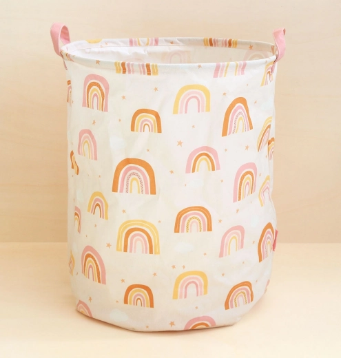 A Little Lovely Company coș de depozitare pentru jucării – Curcubeu