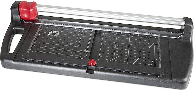 Tăietor rotativ M+R A4, plastic, negru