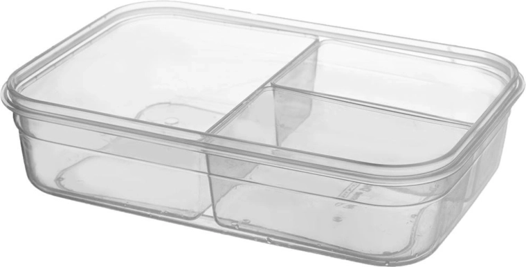 Trei compartimente detașabile pentru ordine și prospețime