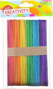 Bețe colorate 15 × 1,8 cm, 50 buc.