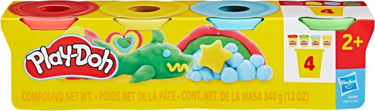 Set plastilină Play-Doh 4×85 g