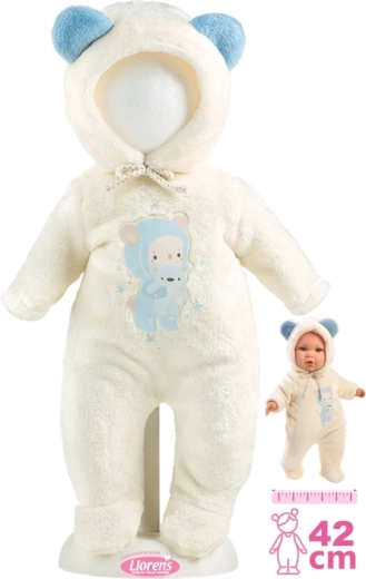 Llorens hăinuțe pentru păpușă New Born 40–42 cm, set 2 piese