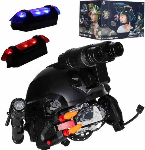 Cască tactică pentru copii cu accesorii interactive
