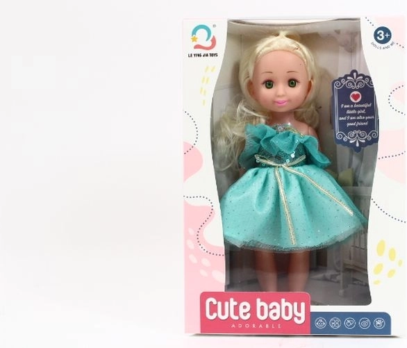 Păpușă de 27 cm în rochie