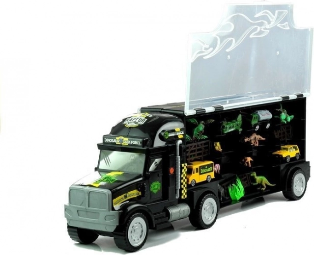 Camion de depozitare cu sortator și uși transparente