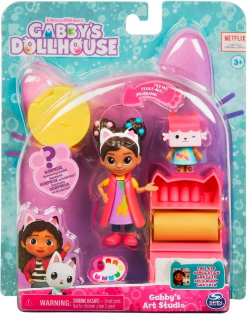 Figurine Căsuța Pisicii Găbina: Set Mic Atelier de Artă