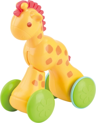 Playgo jucărie de curse cu mecanism cu arc - girafă