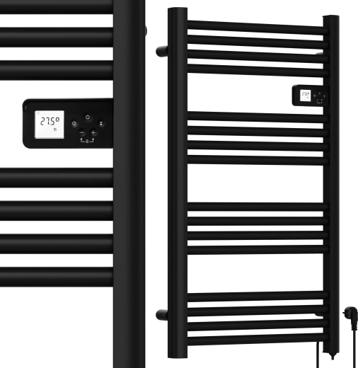 Radiator electric de baie Maltec 500 W negru