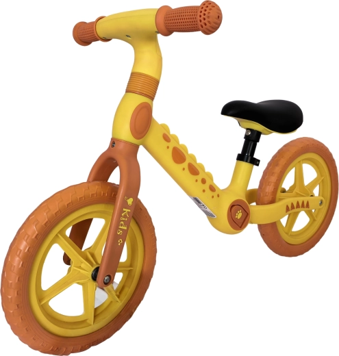 Bicicletă de echilibru pentru copii, girafă, cu roți EVA de 12"