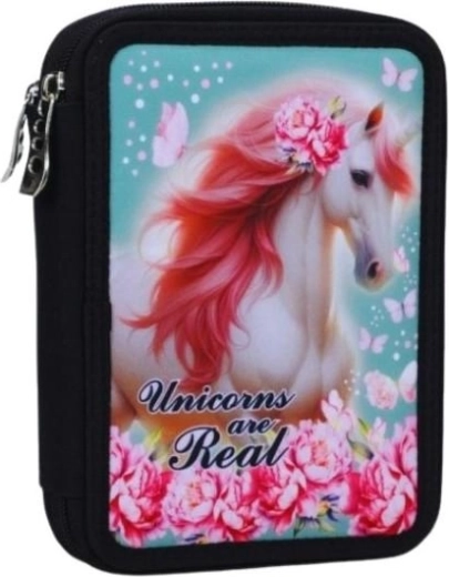 Penar echipat cu două compartimente Back me up Unicorns are real