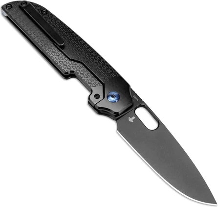 Lamă premium S35VN cu finisaj din titan negru