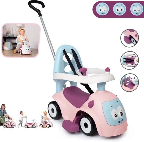 Vehicul SMOBY Maestro 3în1 Roz