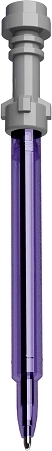 Stilou cu gel LEGO Star Wars, sabie laser mov