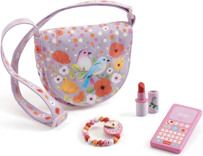 DJECO poșetă cu accesorii Flori