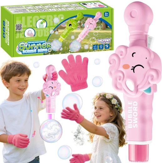 Pistol cu bule magic WOOPIE Unicorn cu bule cu fum, reîncărcabil