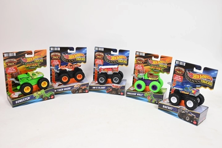 Hot Wheels monster truck – mașinuță robustă cu roți mari (JMK92)