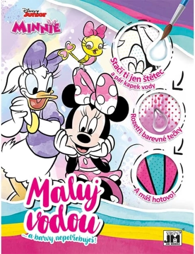 Pictează cu apă A4 Minnie