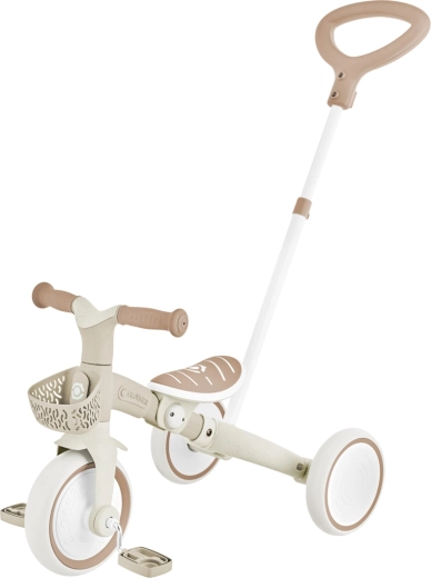 Tricicletă de învățare Globber 3v1 Plus Ecologic Coconut