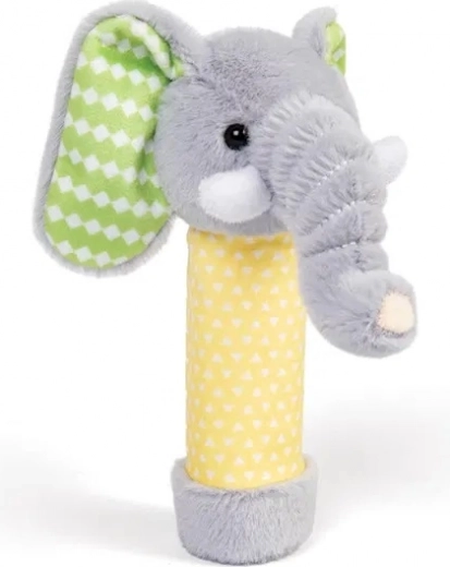 Zornăitoare din pluș elefant BIGJIGS TOYS