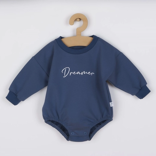 Body pentru bebeluși tip trening baggy Koala Dreamer albastru