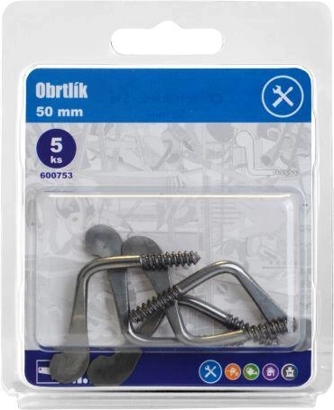 Zăvor rotativ 50 mm lucios (5 buc.)