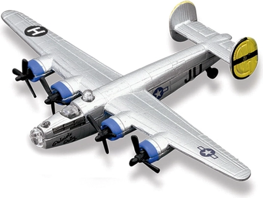 Maisto Fresh Metal Tailwinds avion B-24 Liberator argintiu