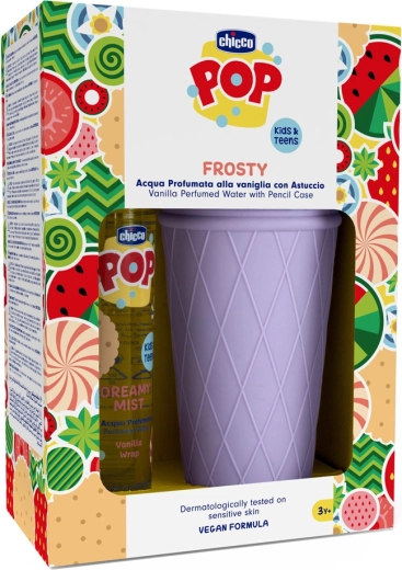 Chicco POP Dreamy Mist apă parfumată Vanilla Wrap 150 ml + penar în formă de înghețată