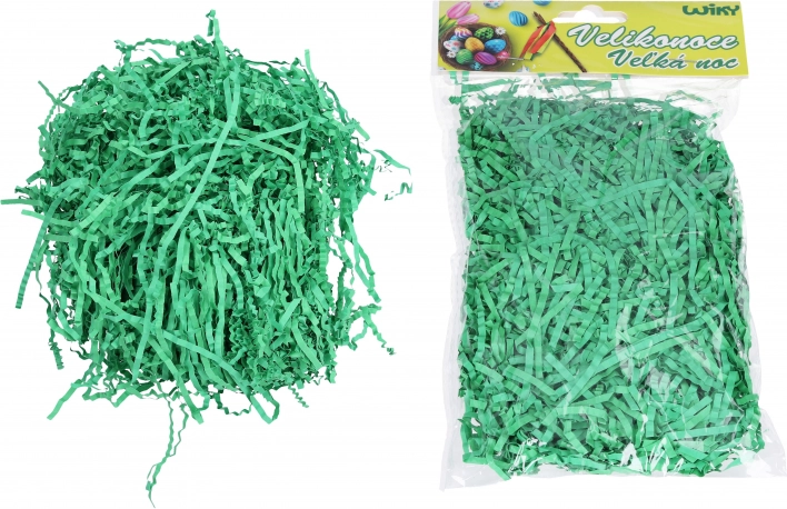 Iarbă decorativă de hârtie verde