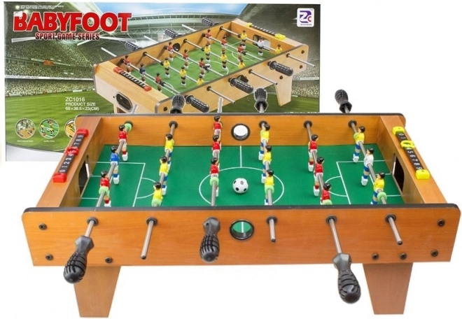 Foosball de masă 70 cm – fotbal de masă din lemn