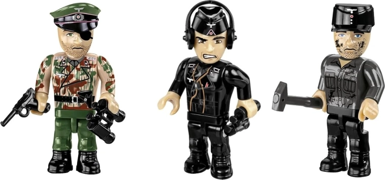 3 minifigurine pentru echipaj și dioramă