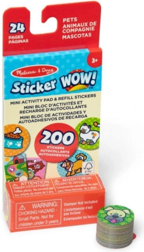 reîncărcare autocolante animale de companie pentru melissa & doug sticker wow