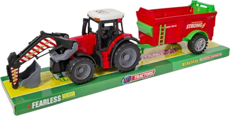 Tractor cu remorcă și încărcător frontal – set pentru micii fermieri