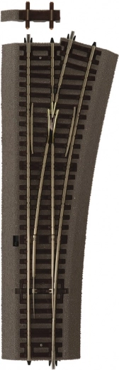 Roco macaz WR15 dreapta H0 cu terasament din cauciuc