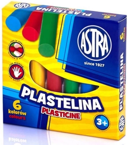 Plastilină ASTRA – set 6 culori