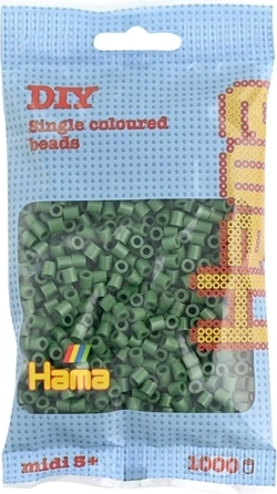 Mărgele de călcat Hama Midi verde închis 1000 buc.