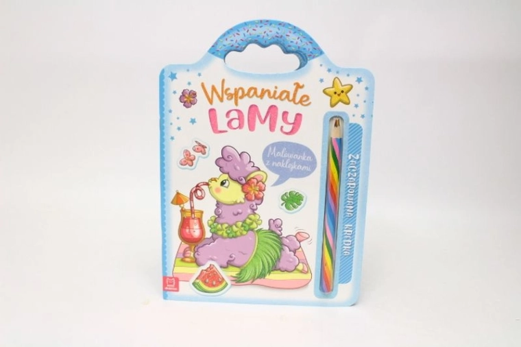 Carte de colorat magică cu creion pastel curcubeu – lame minunate