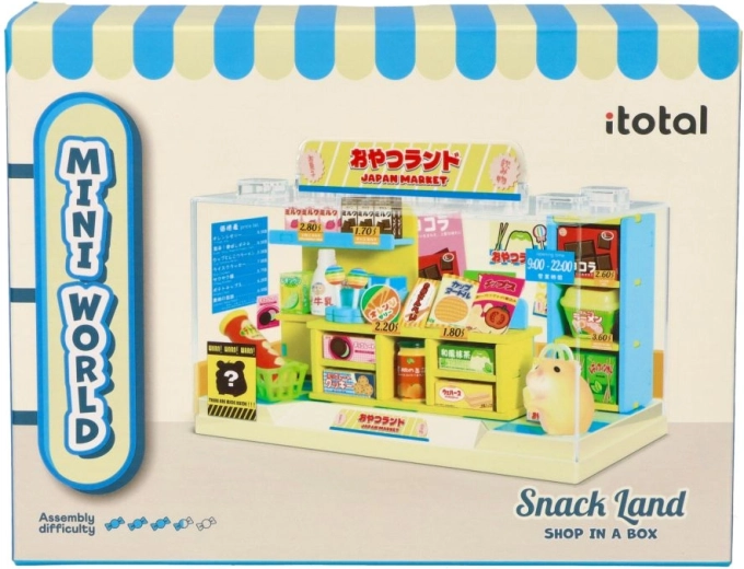 I-Total mini lume piață japoneză – machetă DIY