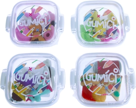 Minigume modelate – set de 4 bucăți