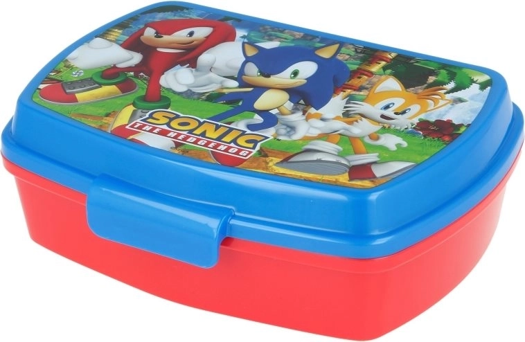 Cutie de gustare pentru copii SONIC albastru-roșu 750 ml
