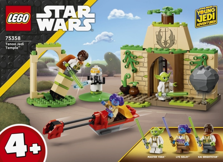 lego star wars templul cavalerilor jedi din tenoo set de start (124 piese)