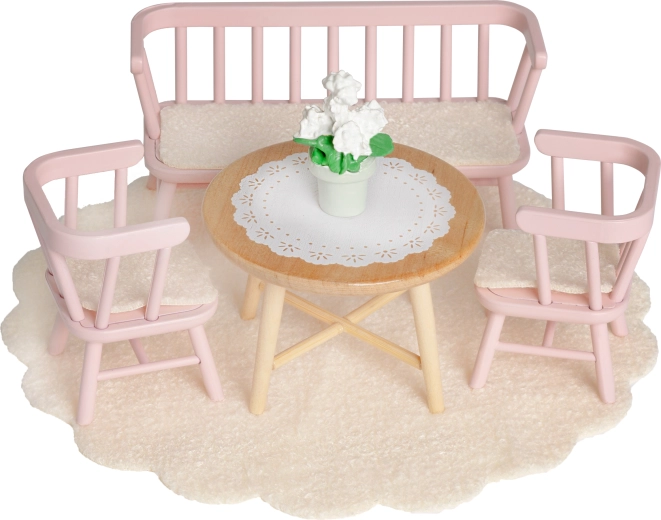 Set de mobilier pentru sufrageria casei de păpuși Lundby
