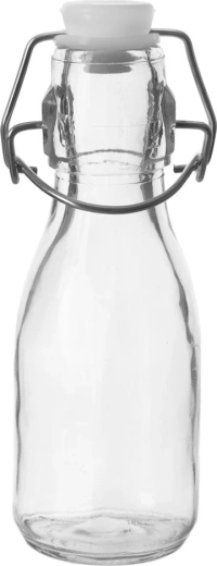 Sticlă de sticlă cu clemă 160 ml Orion