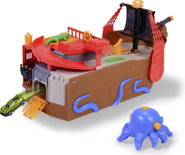 Pistă auto ascunsă în punte