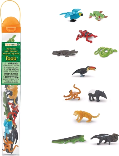 Safari Ltd. Toobs tub – viața în pădurea tropicală